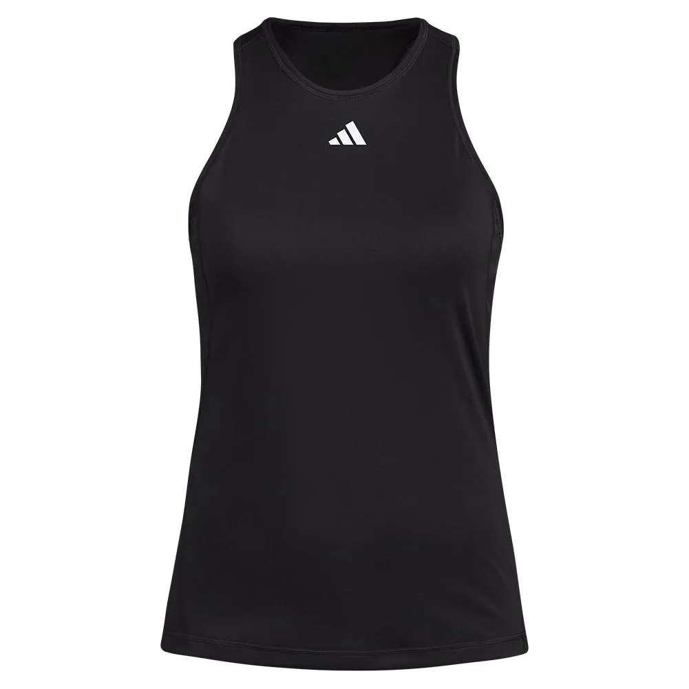 Womens Club Tennis Tank Black